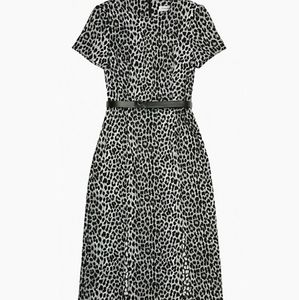 Calvin klein animal print short sleeve dre…